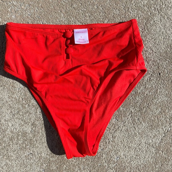 Orange high waisted target bikini - Picture 3 of 4